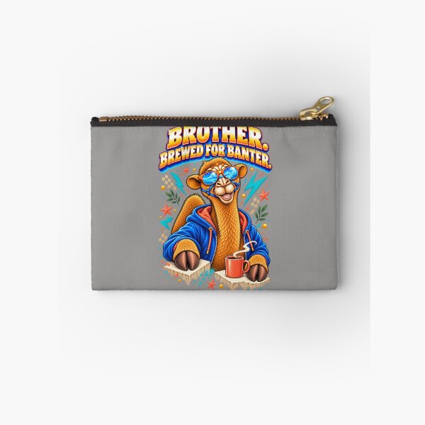 Artikelvorschau, Bruder. Gebraut für lockere Sprüche – Lustiges Kamel-T-Shirt mit Tiermotiv entworfen und verkauft von Camel & Quirk.