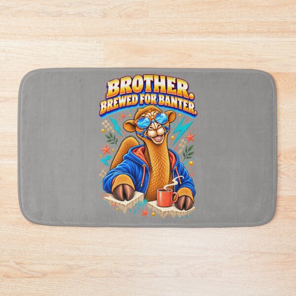 Item preview, Brother. Brewed for Banter – Funny Camel T-Shirt Animal Graphic Camel T-Shirt designed and sold by Camel & Quirk.