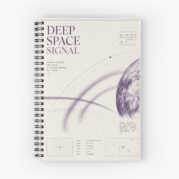 Item preview, Deep Space Signal Illustration designed and sold by AHOK-lab.