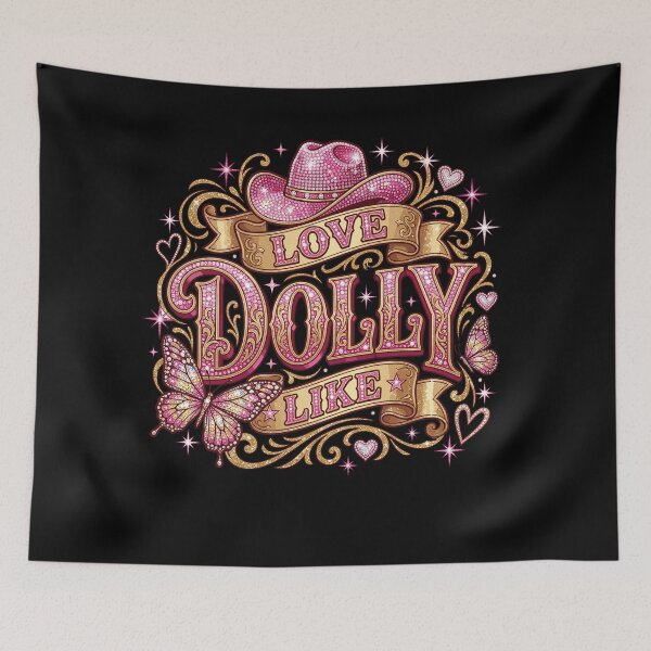 Aperçu de l'œuvre J'adore Dolly créée et vendue par Designart68.