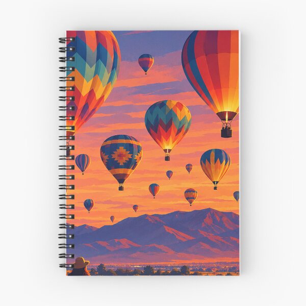 Item preview, Hot Air Balloons at Sunset Over Albuquerque designed and sold by MoonSkyArt.