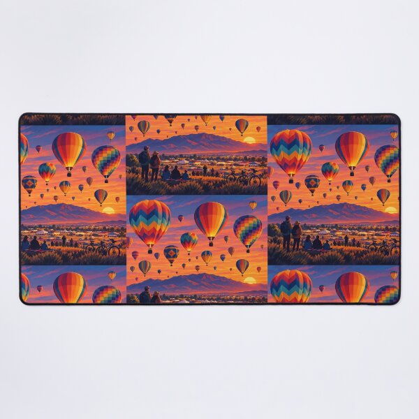 Item preview, Hot Air Balloons at Sunset Over Albuquerque designed and sold by MoonSkyArt.