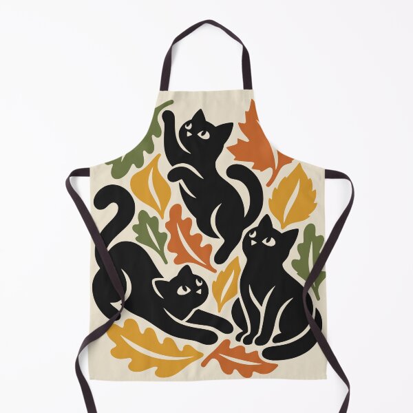 Item preview, Black Cats Autumn Leaves Fall Aesthetic designed and sold by MavtM.