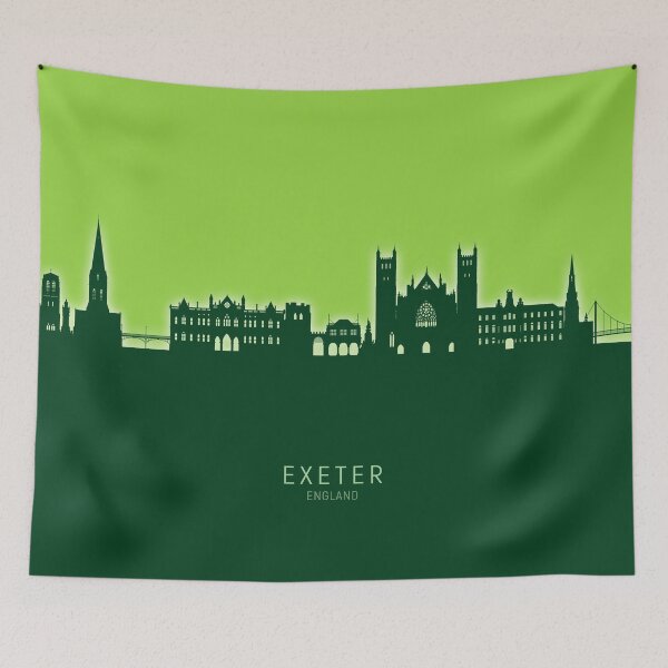 Item preview, Exeter England Skyline designed and sold by ArtPrints.