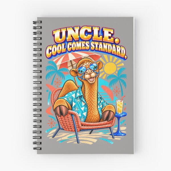 Item preview, Uncle. Cool Comes Standard – Funny Camel T-Shirt Animal Graphic Camel T-Shirt designed and sold by Camel & Quirk.