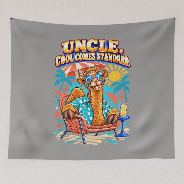 Item preview, Uncle. Cool Comes Standard – Funny Camel T-Shirt Animal Graphic Camel T-Shirt designed and sold by Camel & Quirk.