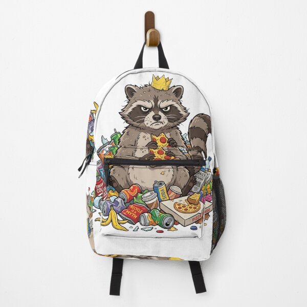 Item preview, Trash Panda King with Pizza Art designed and sold by RoyalDeluxGo.