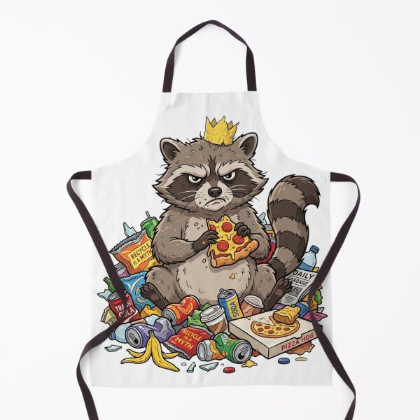 Item preview, Trash Panda King with Pizza Art designed and sold by RoyalDeluxGo.