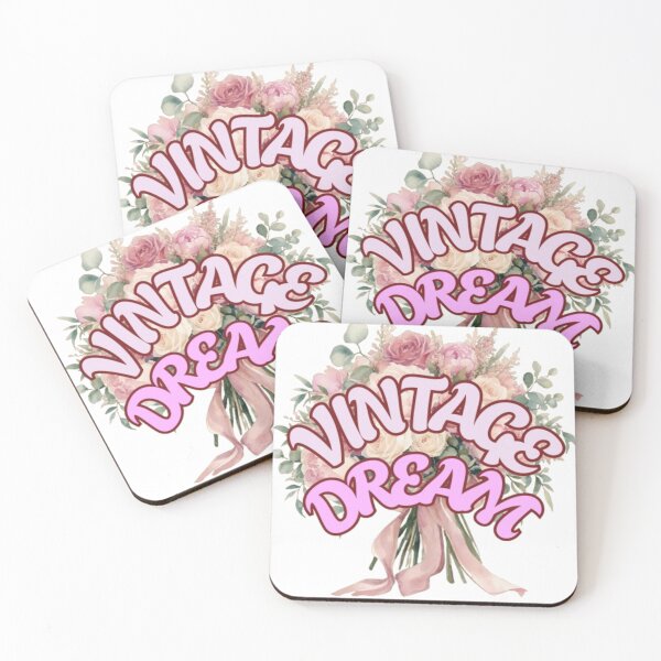 Item preview, Vintage Dream Floral Bouquet Retro Typography Sticker designed and sold by velvetwings.