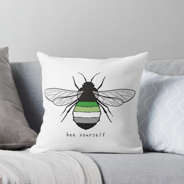 Item preview, Bee Yourself - Aro Pride Flag designed and sold by rorynorth.