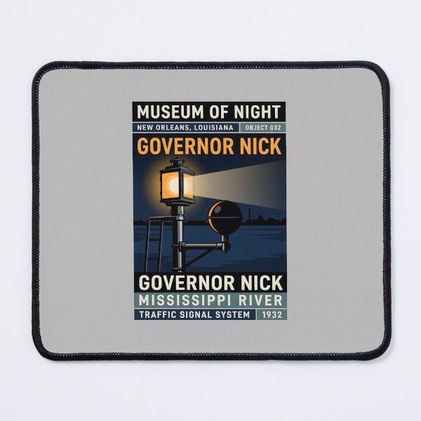 Item preview, Mississippi River Signal Light Vintage Industrial New Orleans Art designed and sold by SplashTastic.