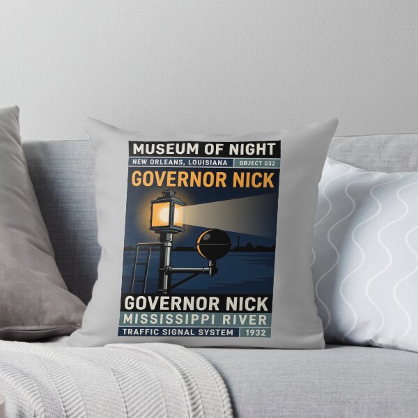 Item preview, Mississippi River Signal Light Vintage Industrial New Orleans Art designed and sold by SplashTastic.