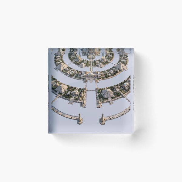 Item preview, Atlantis Before The Flood - Lost Circular City Map designed and sold by AncientUFO.