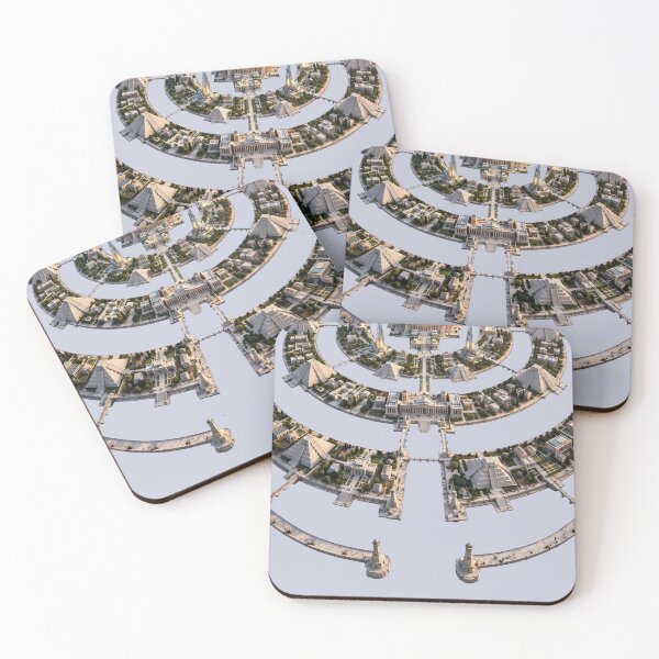 Item preview, Atlantis Before The Flood - Lost Circular City Map designed and sold by AncientUFO.