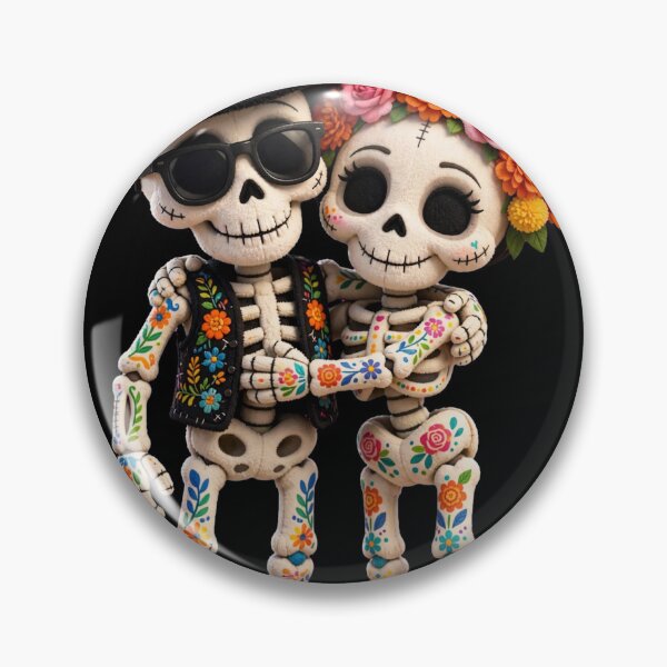 Item preview, Eternal Love – Mexican Skulls designed and sold by Turki & Tres Colores.