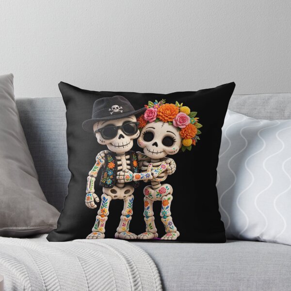 Item preview, Eternal Love – Mexican Skulls designed and sold by Turki & Tres Colores.
