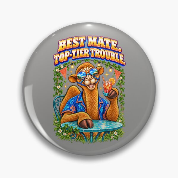 Item preview, Best Mate. Top-Tier Trouble – Funny Camel T-Shirt Animal Graphic Camel T-Shirt designed and sold by Camel & Quirk.