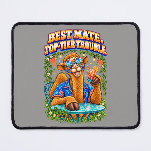 Item preview, Best Mate. Top-Tier Trouble – Funny Camel T-Shirt Animal Graphic Camel T-Shirt designed and sold by Camel & Quirk.