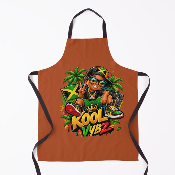 Item preview, Kool Vybz Jamaican Kid Vibe Cool Reggae Palm Trees Artwork designed and sold by digitalbob60.