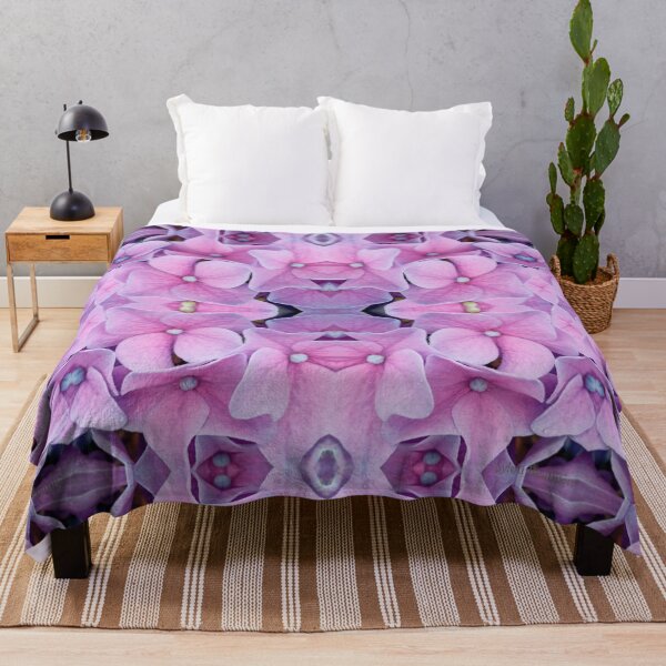 Item preview, Pink-purple hydrangea, mirror photo designed and sold by lyloubeaupere.