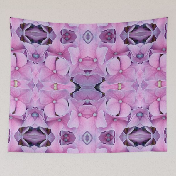 Item preview, Pink-purple hydrangea, mirror photo designed and sold by lyloubeaupere.