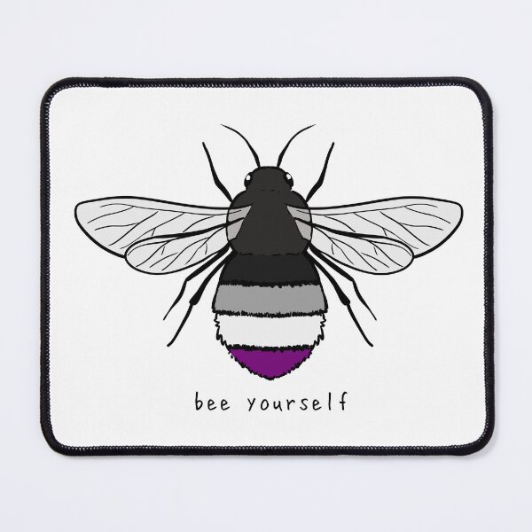 Item preview, Bee Yourself - Ace Pride Flag designed and sold by rorynorth.