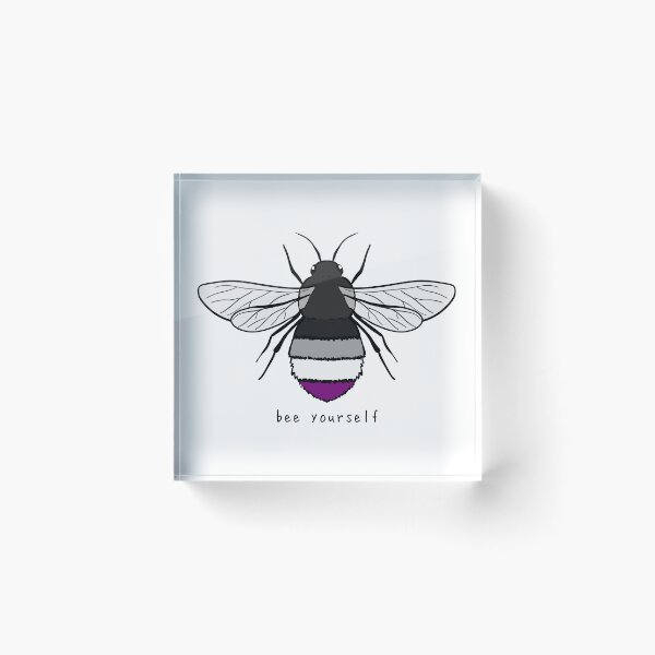 Item preview, Bee Yourself - Ace Pride Flag designed and sold by rorynorth.