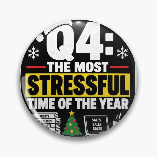 Item preview, Q4 The Most Stressful Time of the Year – Funny Christmas Sales Design designed and sold by KeeganDykes.