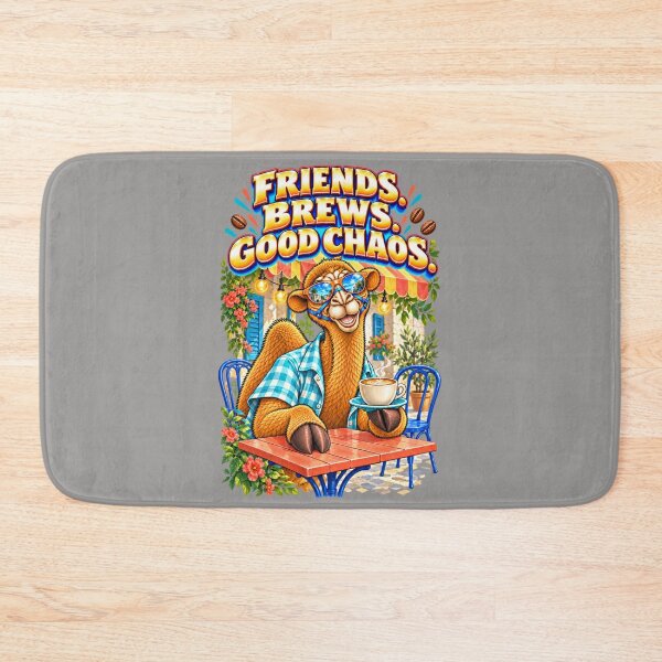 Item preview, Friends. Brews. Good Chaos – Funny Camel T-Shirt Animal Graphic Camel T-Shirt designed and sold by Camel & Quirk.