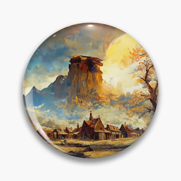 Item preview, Western Town designed and sold by ARTmanhART.