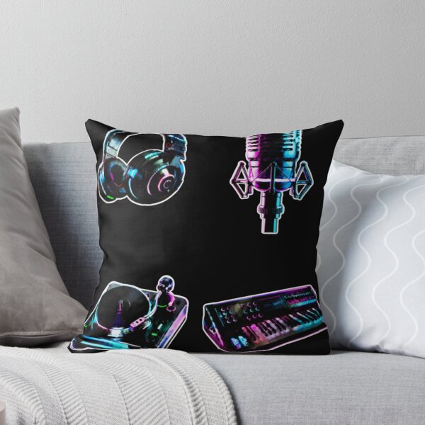 Item preview, Cyberpunk Neon DJ Studio Audio Equipment Pack designed and sold by LazyDayzCo.