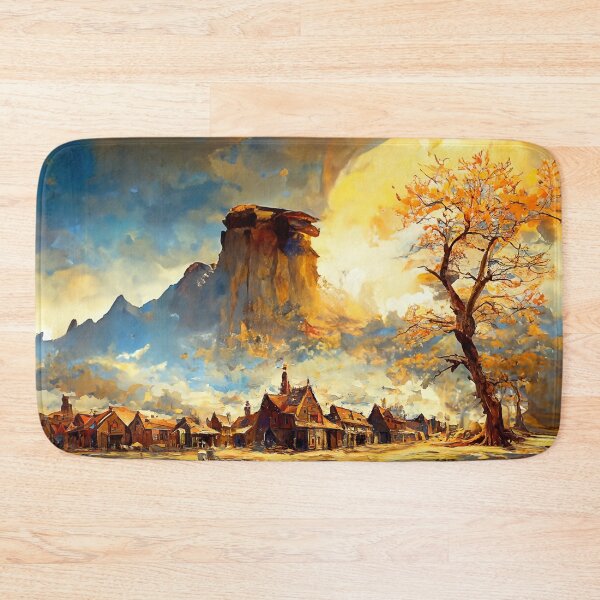 Item preview, Western Town designed and sold by ARTmanhART.
