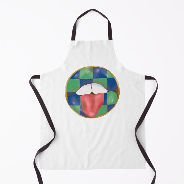 Item preview, Rebel Lips Pop Art – blocks bluegreen pink tongue designed and sold by GoldenRebels.