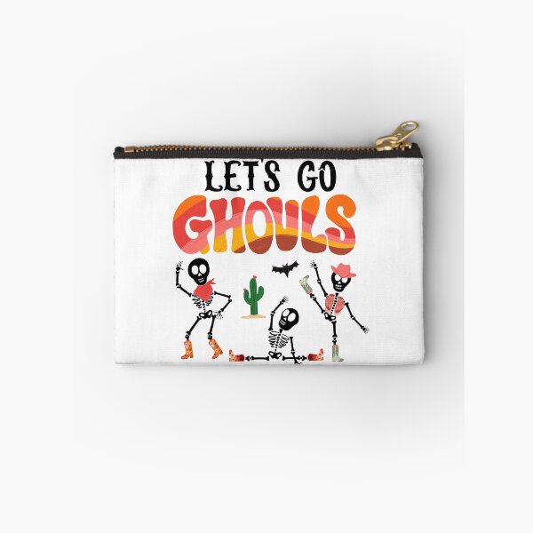 Item preview, Let's Go Ghouls – Retro Western Halloween Cowgirl Art designed and sold by Anna Fox.