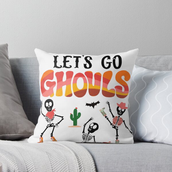 Item preview, Let's Go Ghouls – Retro Western Halloween Cowgirl Art designed and sold by Anna Fox.