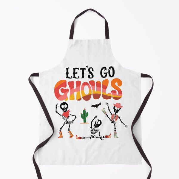 Item preview, Let's Go Ghouls – Retro Western Halloween Cowgirl Art designed and sold by Anna Fox.