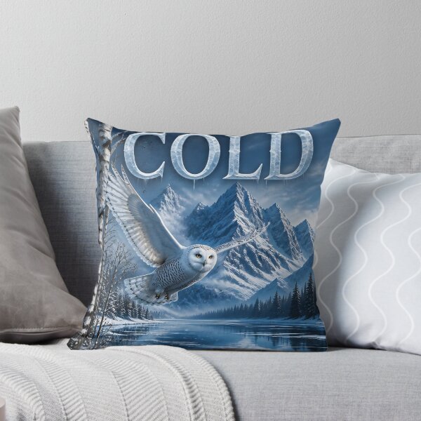 Item preview, Winter landscape with flying owl designed and sold by JC Art Creations.