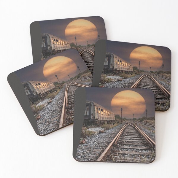 Item preview, No Way Back Abandoned Train Sunset Journey designed and sold by Mr besho.