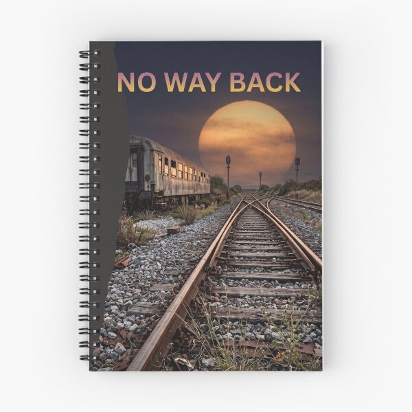 Item preview, No Way Back Abandoned Train Sunset Journey designed and sold by Mr besho.