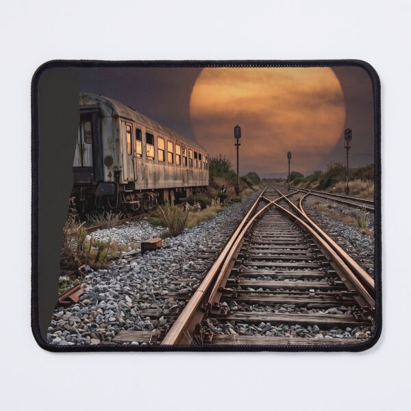 Item preview, No Way Back Abandoned Train Sunset Journey designed and sold by Mr besho.