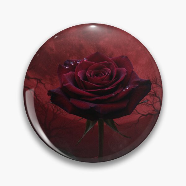 Item preview, Black Rose Beneath the Crimson Moon designed and sold by JanjjaSoulInk.