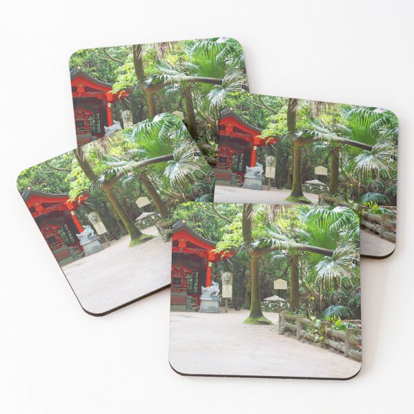 Item preview, Hidden Shinto Shrine in Lush Forest designed and sold by manbou-japan.