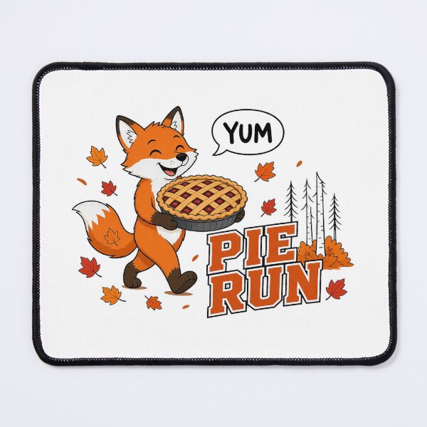 Item preview, Fox Pie Run Autumn Humor designed and sold by ObjCrea123.