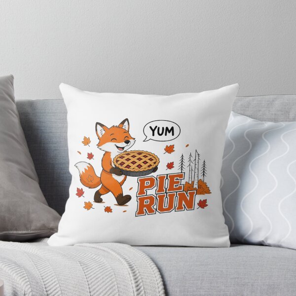 Item preview, Fox Pie Run Autumn Humor designed and sold by ObjCrea123.