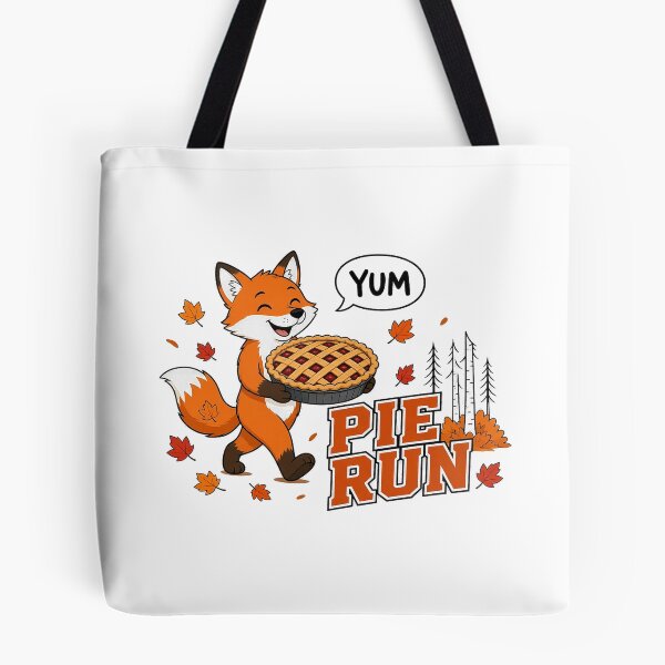 Item preview, Fox Pie Run Autumn Humor designed and sold by ObjCrea123.