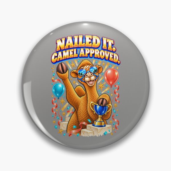 Item preview, Nailed It. Camel Approved – Funny Camel T-Shirt Animal Graphic Camel T-Shirt designed and sold by Camel & Quirk.