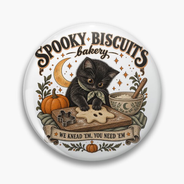 Artikelvorschau, Gruselige Kekse Bäckerei Schwarze Katze Halloween Backwaren entworfen und verkauft von will freed18.