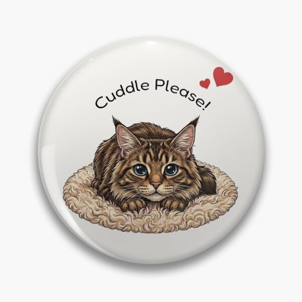 Item preview, Maine Coon Cat Cuddle Please designed and sold by The-NOKU-Co.