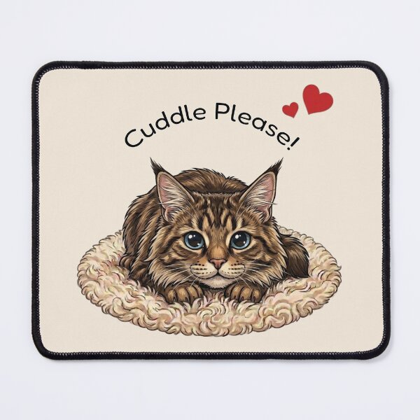 Item preview, Maine Coon Cat Cuddle Please designed and sold by The-NOKU-Co.