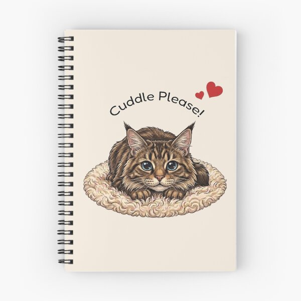 Item preview, Maine Coon Cat Cuddle Please designed and sold by The-NOKU-Co.